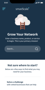 SmallScale App Search View